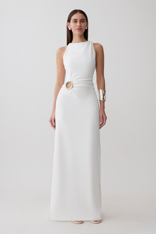 Maylin Hardware Maxi Dress - Ivory
