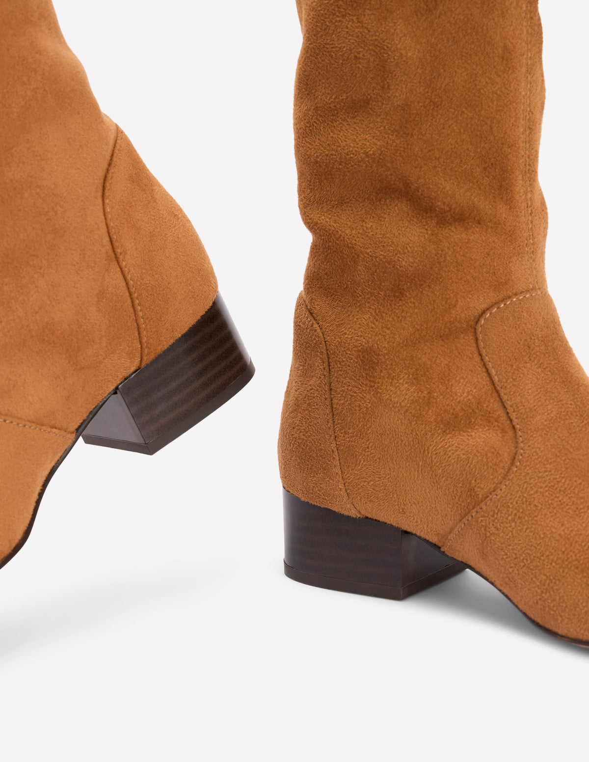 Flat Stretch Boots-Acorn