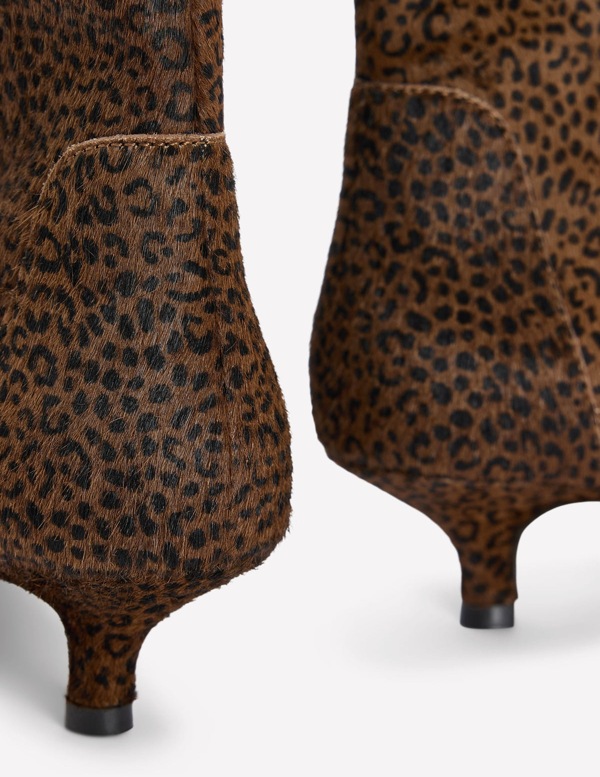 Isobel Kitten Heel Ankle Boots-Mini Leopard