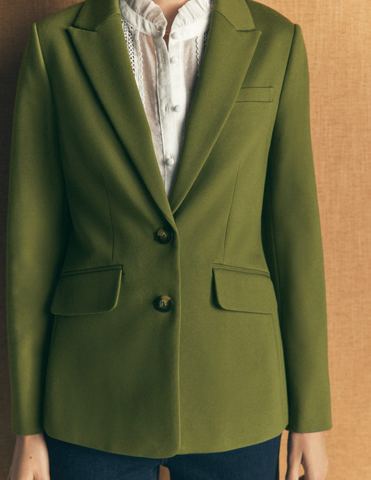 Stamford Ponte Blazer-Forest Green
