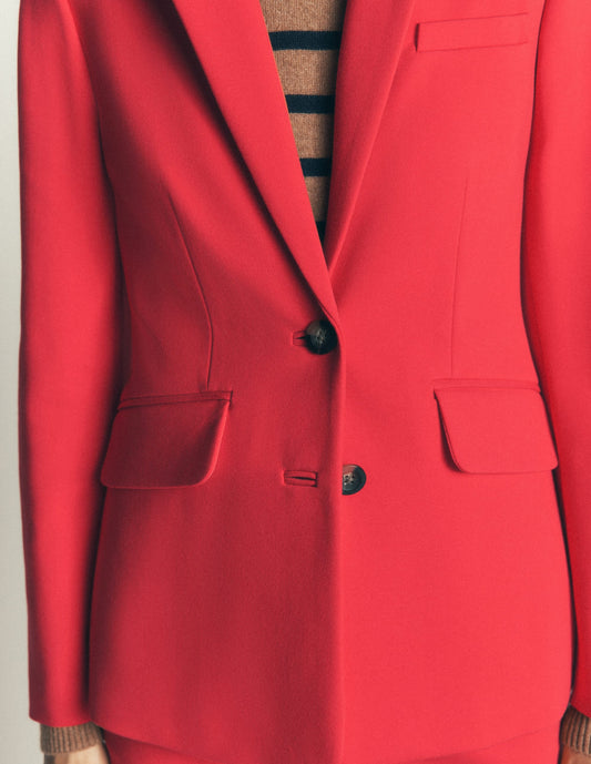 Stamford Ponte Blazer-Royal Red