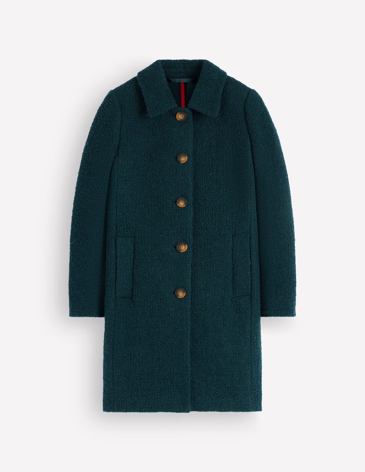 Aylesford Wool Coat-Teal Ocean