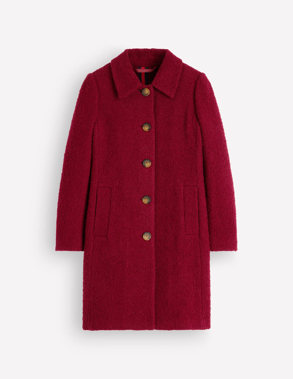 Aylesford Wool Coat-Vino