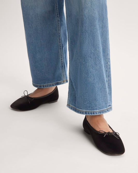 The Day Ballet Flat | Black Velvet