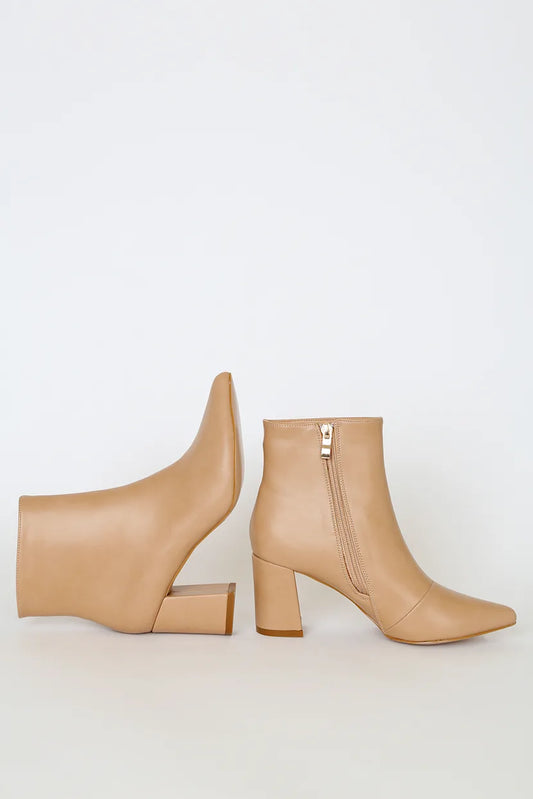 Sarai Pointed-Toe Ankle Booties