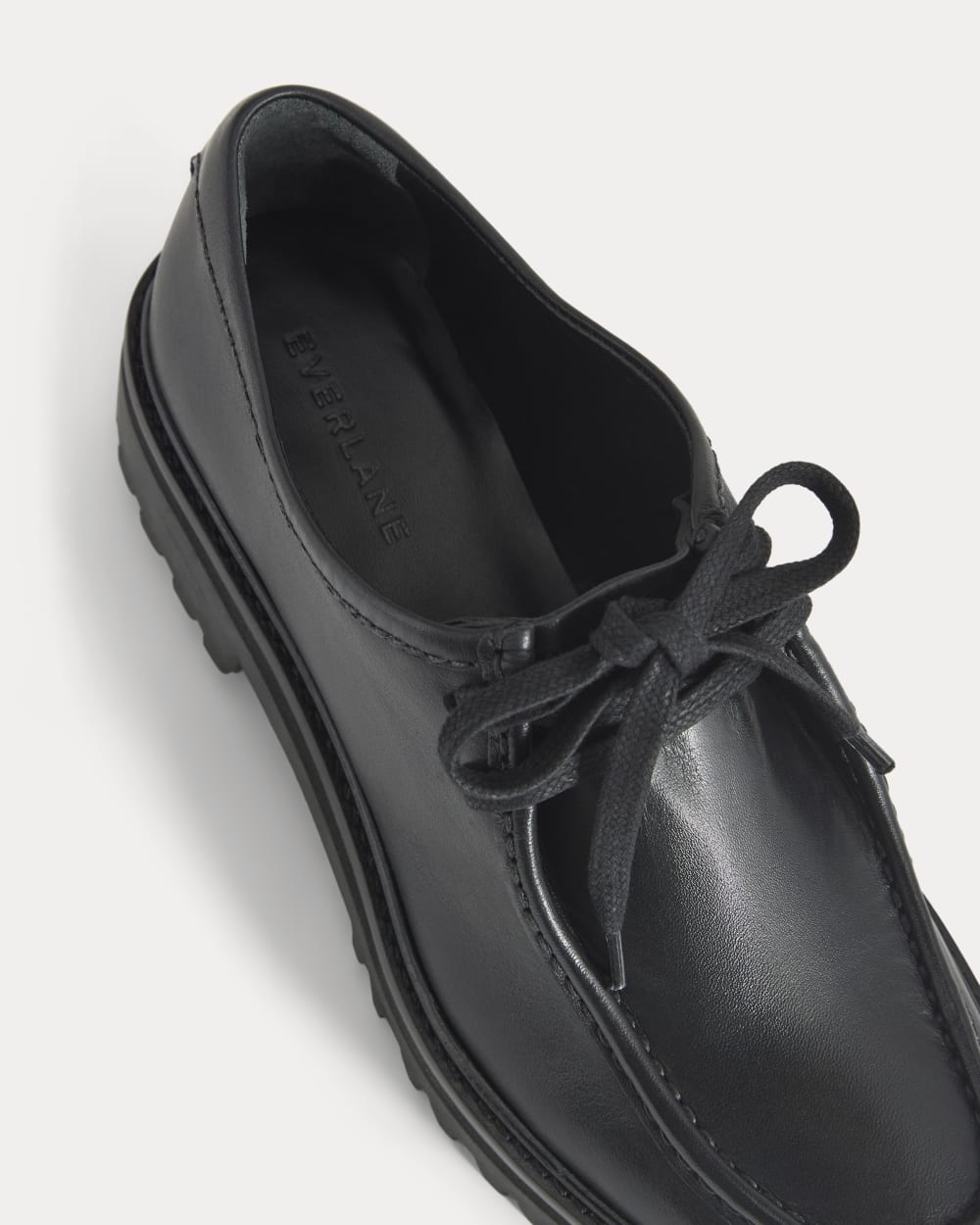 Leather Lug Chukka | Black