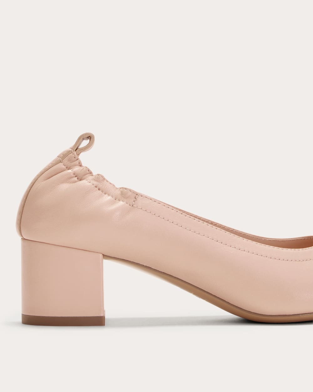 The Day Heel | Pale Pink
