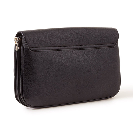 Women's Black Wrap Handle Cross Body