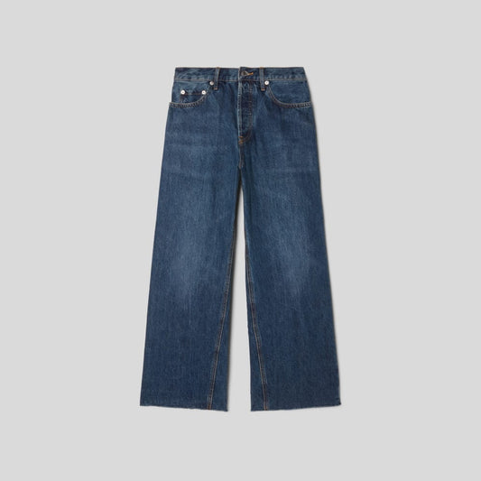 The Way-Wide Crop Jean | Iznik Ink