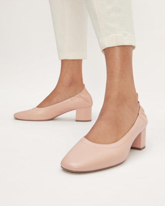 The Day Heel | Pale Pink