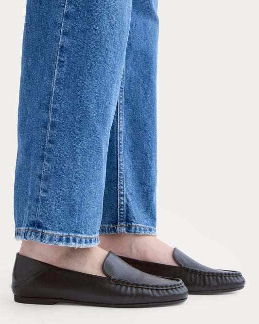 Leather Day Driver Loafer | Black