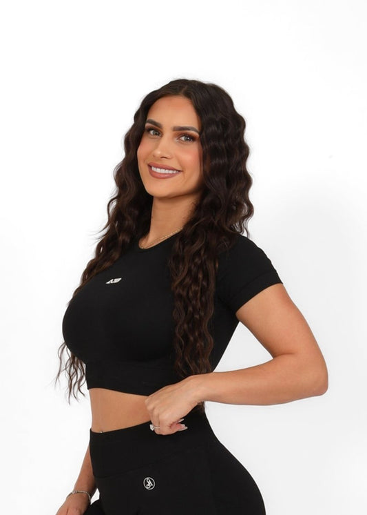 Peachy T-Shirt Crop Top