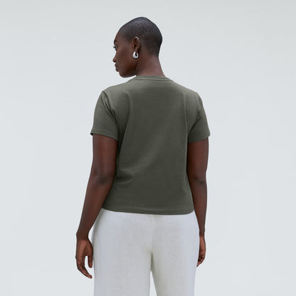 The Box-Cut Tee in Essential Cotton | Kambaba | No Pocket