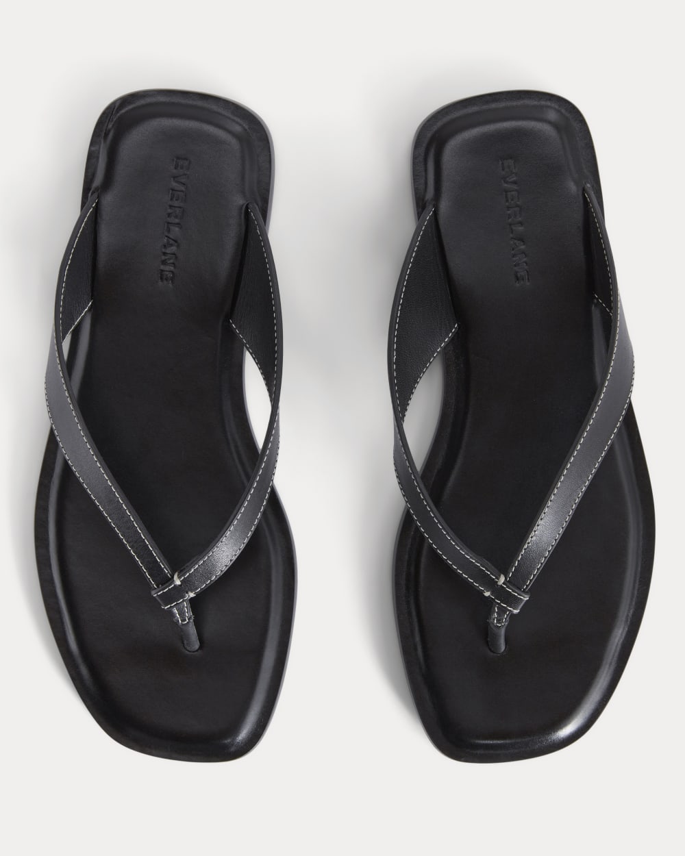 The Leather Flip Flop | Black