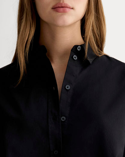 The Must-Have Shirt in Silky Cotton | Black