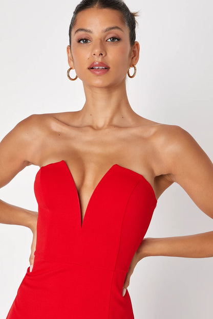 Dedicated to Glamour Strapless Maxi Dress