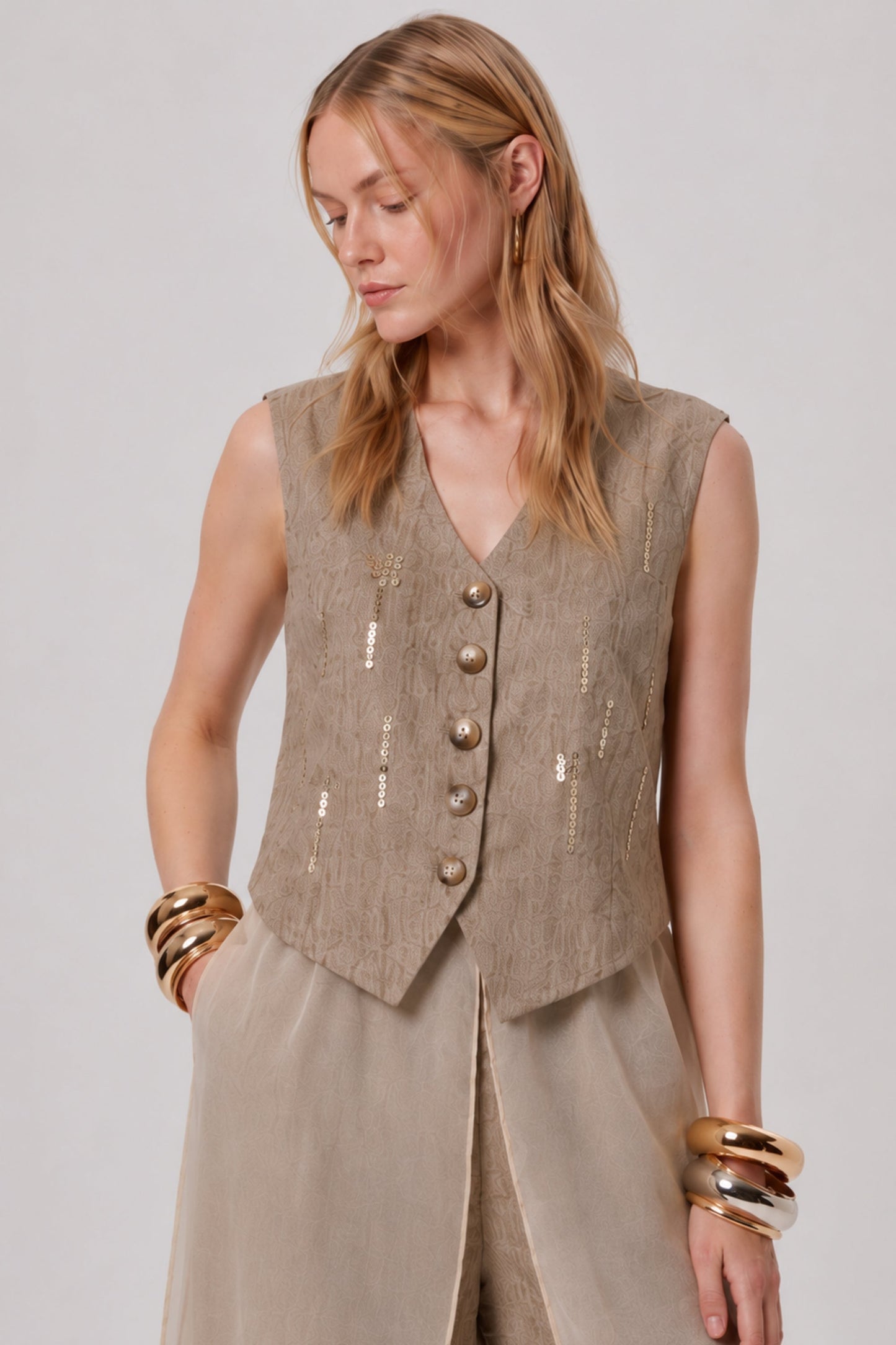 Oatwood Sheer Linen Co-ord