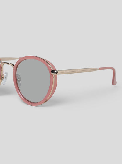 Peach Round Sunglasses