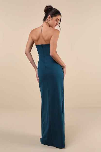 Dedicated to Glamour Strapless Maxi Dress