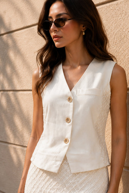 Ivory Lumiere Lace Co-ord