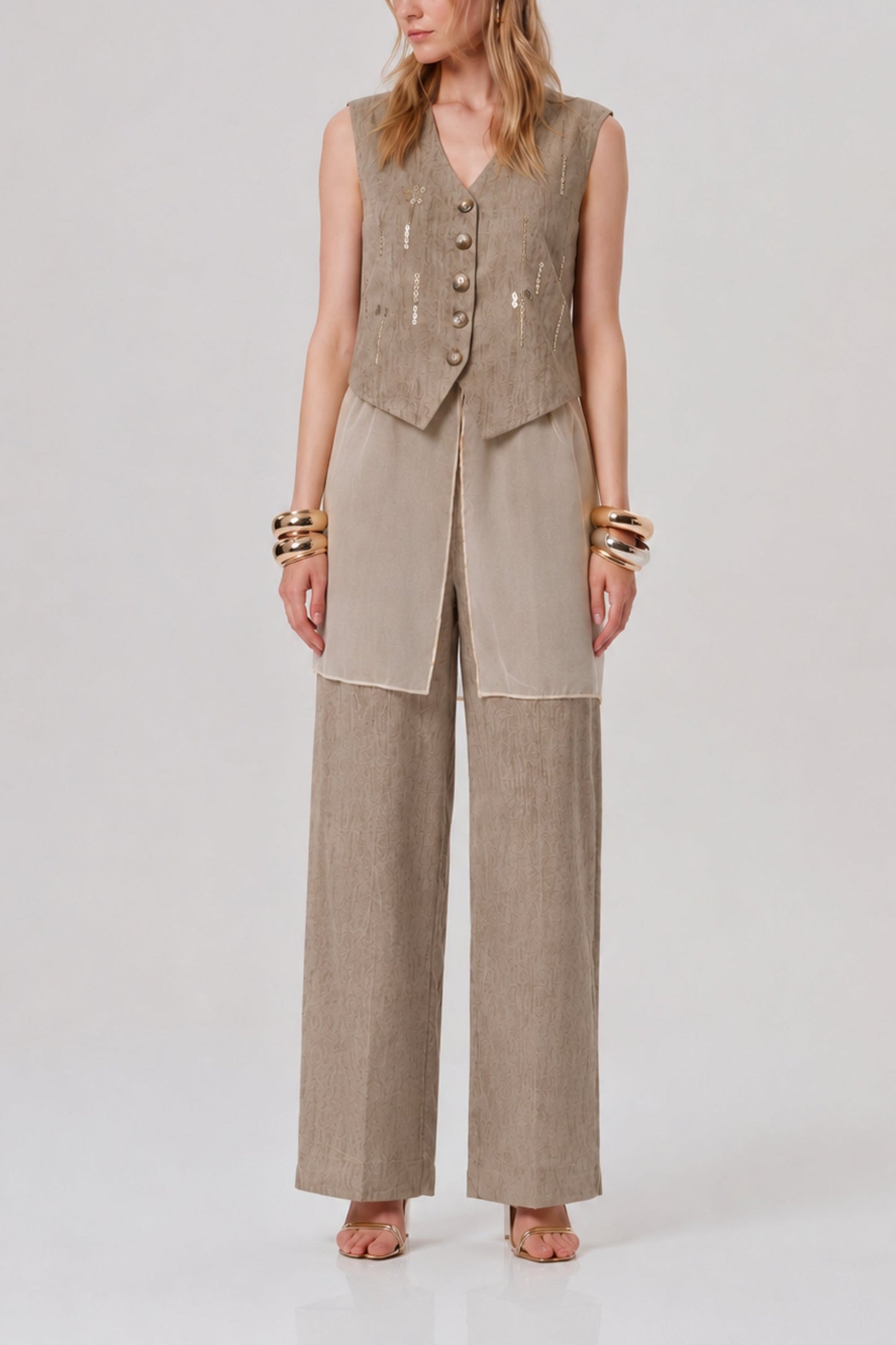 Oatwood Sheer Linen Co-ord