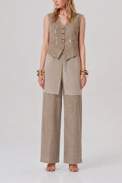 Oatwood Sheer Linen Co-ord