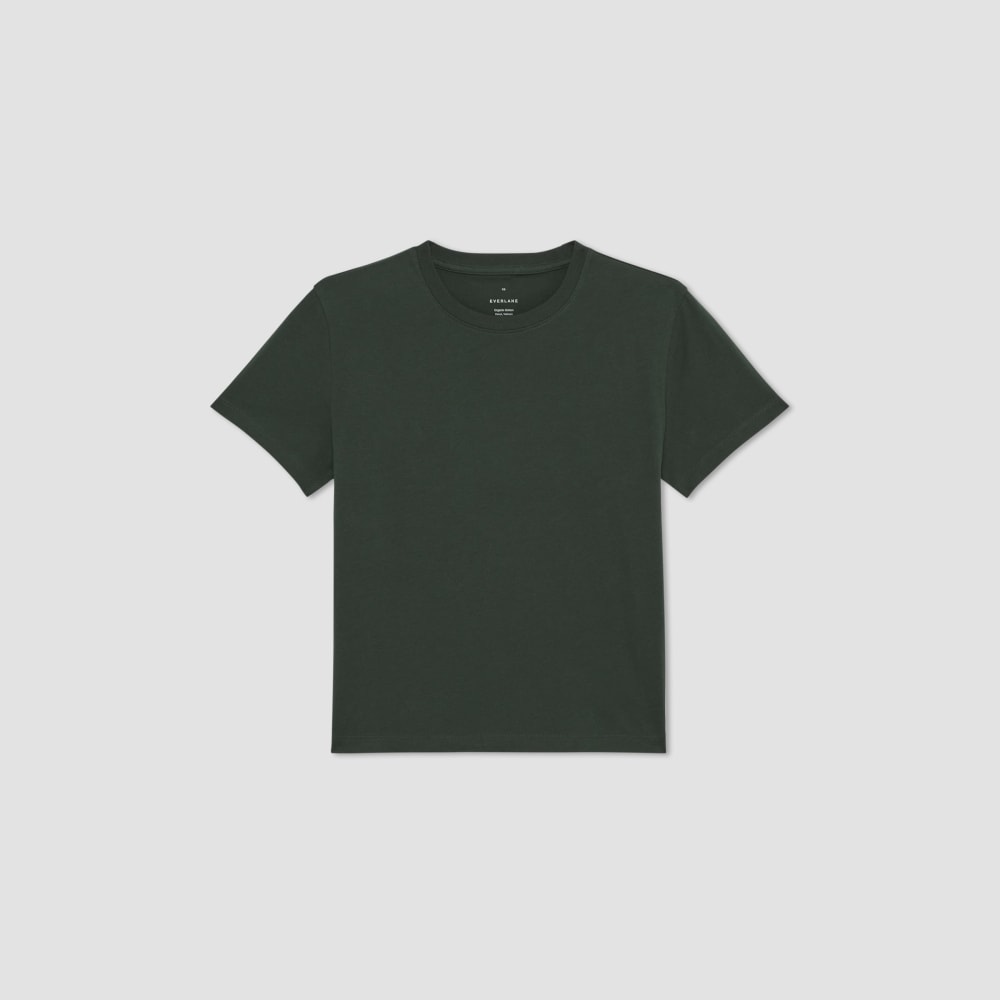 The Box-Cut Tee in Essential Cotton | Scarab | No Pocket