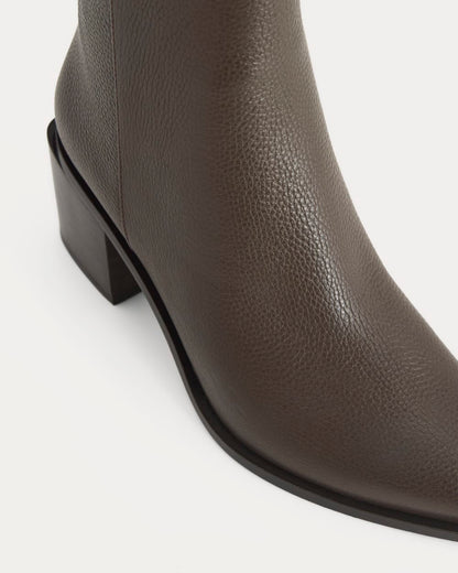Studio Block Heel Boot | Brown