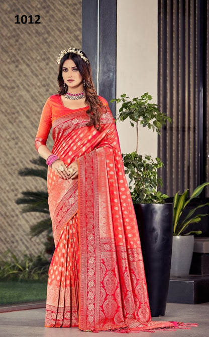Exclusive Designer Silk Satin Saree
