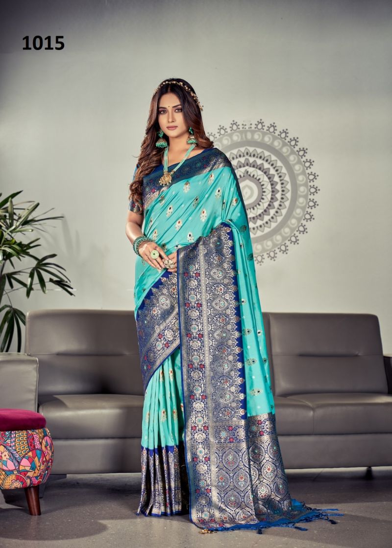 Exclusive Designer Silk Satin Saree