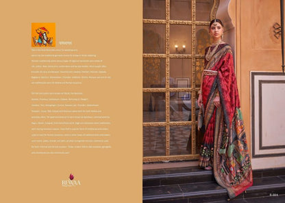 Silk Blend Designer Saree