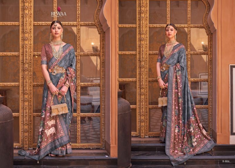 Silk Blend Designer Saree