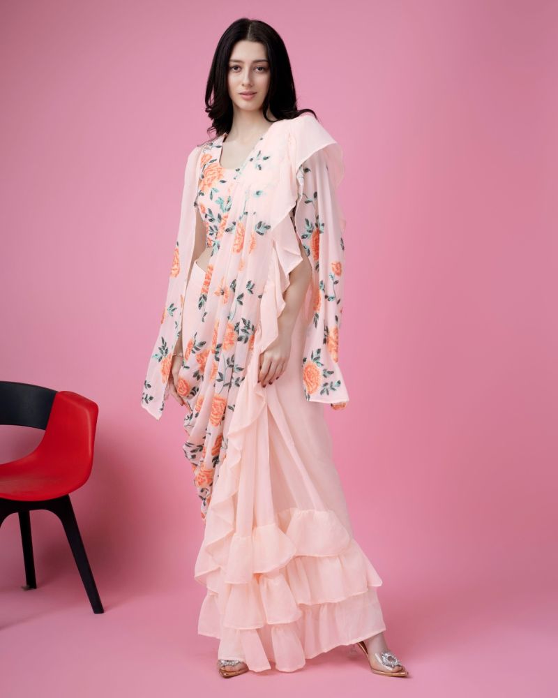 Faux Georgette Designer Saree