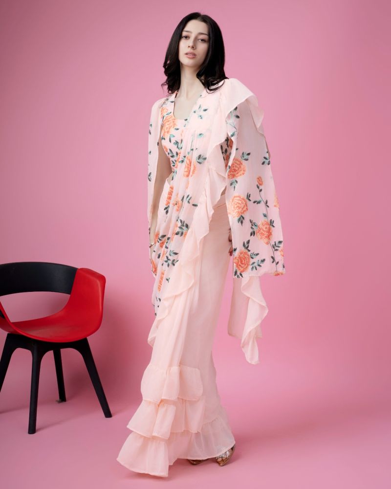 Faux Georgette Designer Saree