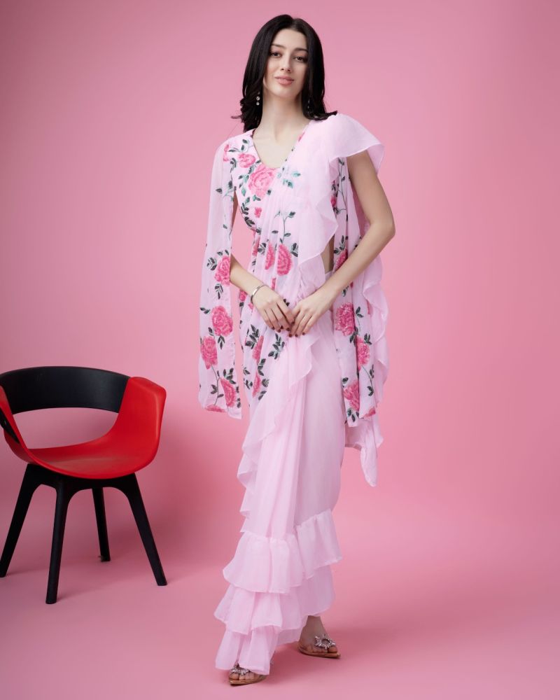 Faux Georgette Designer Saree