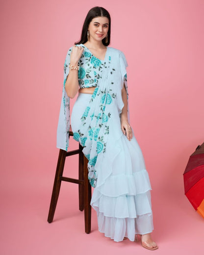 Faux Georgette Designer Saree