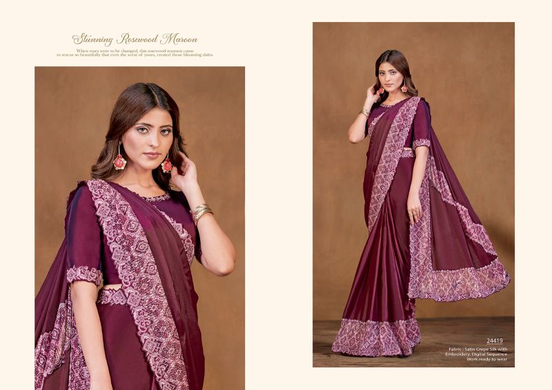 Ready-to-Wear Designer Silk Saree