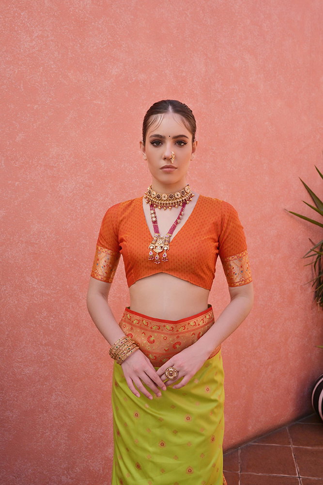 Soft Banarasi Silk Paithani Zari Woven Saree