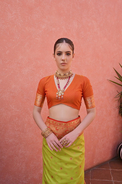 Soft Banarasi Silk Paithani Zari Woven Saree