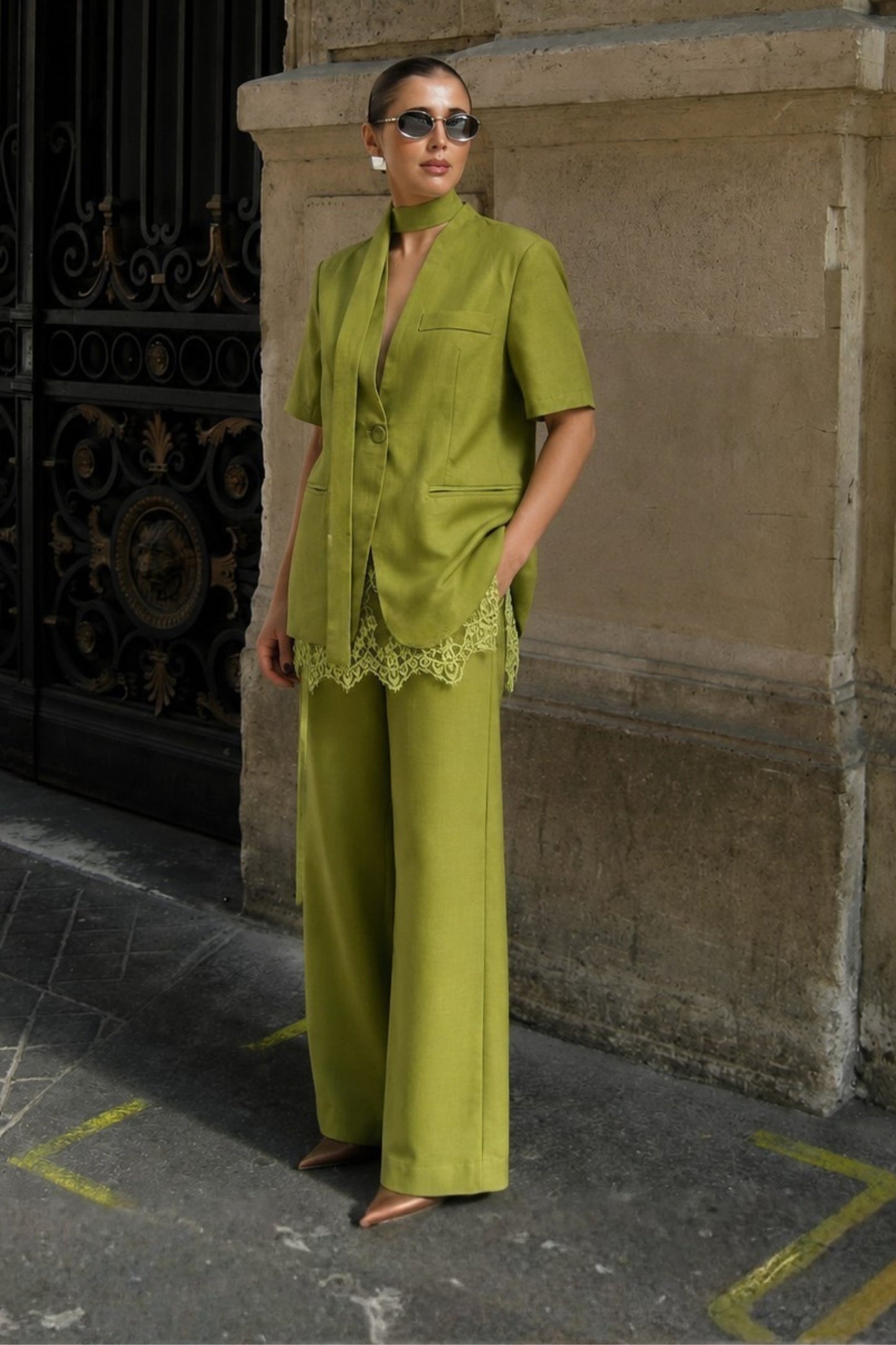 Matcha Hemp Linen Co-ord