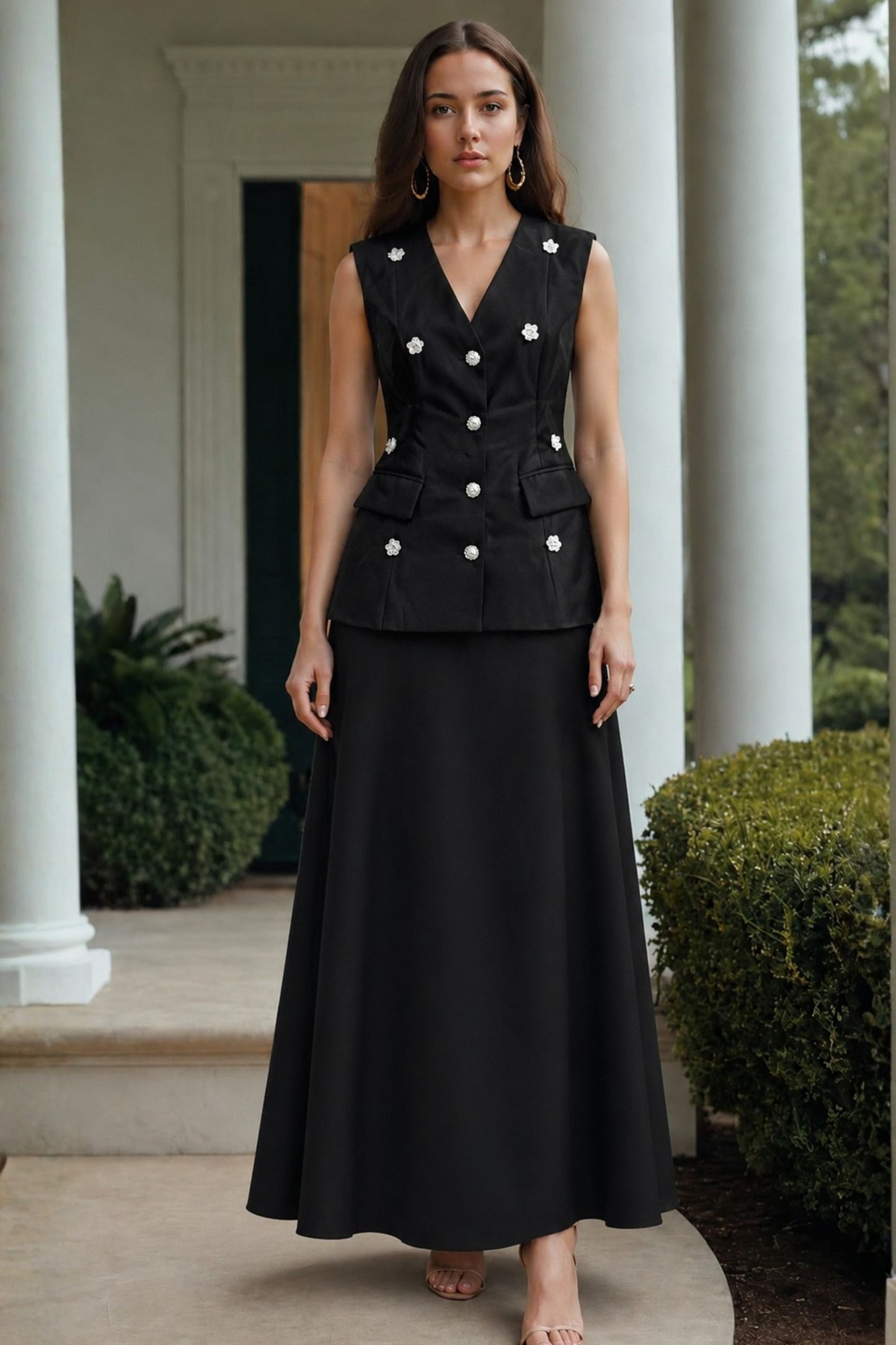 Oslo Noir Skirt Co-ord Set