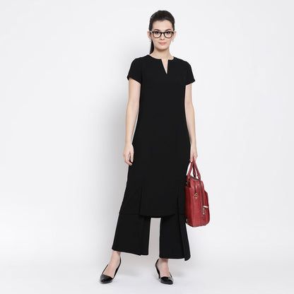 Black Dress with Slit