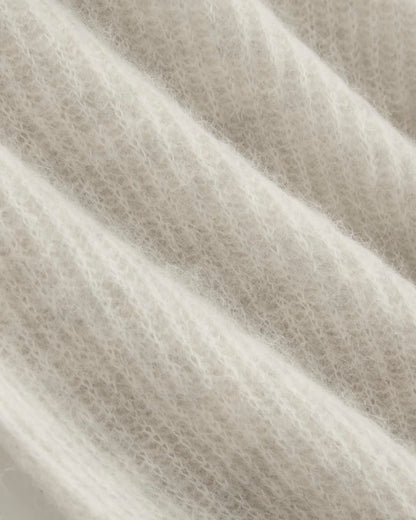 Cropped Cocoon Sweater in Alpaca | Almond