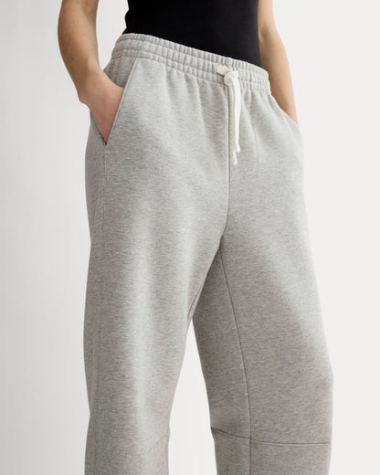 Luxe Fleece Barrel Sweatpant | Heathered Grey