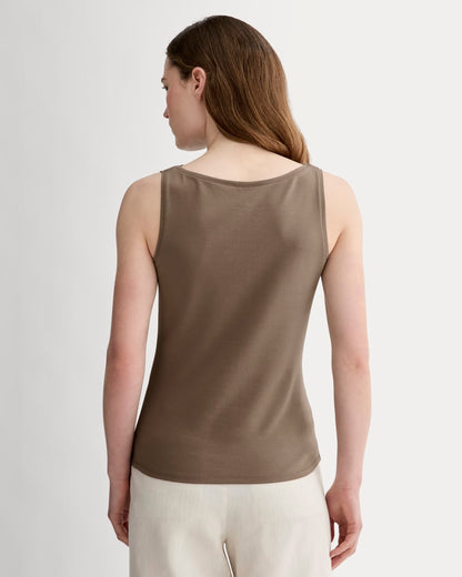 The Form Boatneck Tank | Deep Taupe