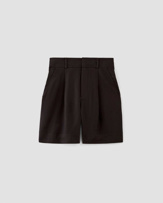 The Linen Way-High® Drape Short | Black