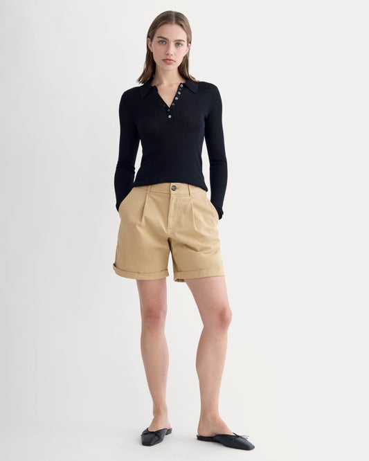 The Pleated Chino Short | Classic Khaki