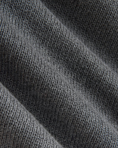 The Boxy Sweater in Everyday Cotton | Heathered Charcoal