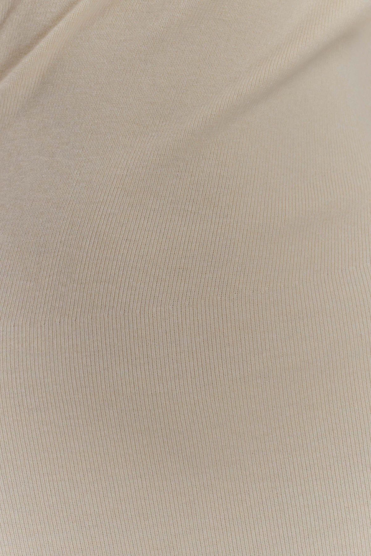 Culver Draped Twist Knit Midi Dress - Cream