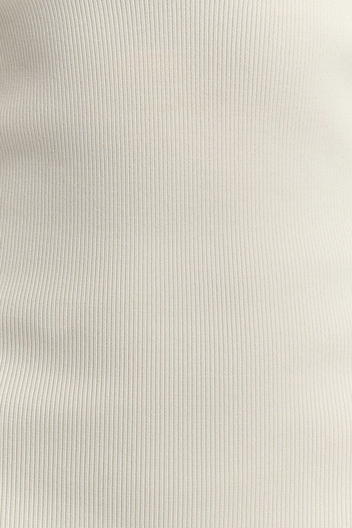 Billy Balloon Sleeve Knit Mini Dress - Ivory